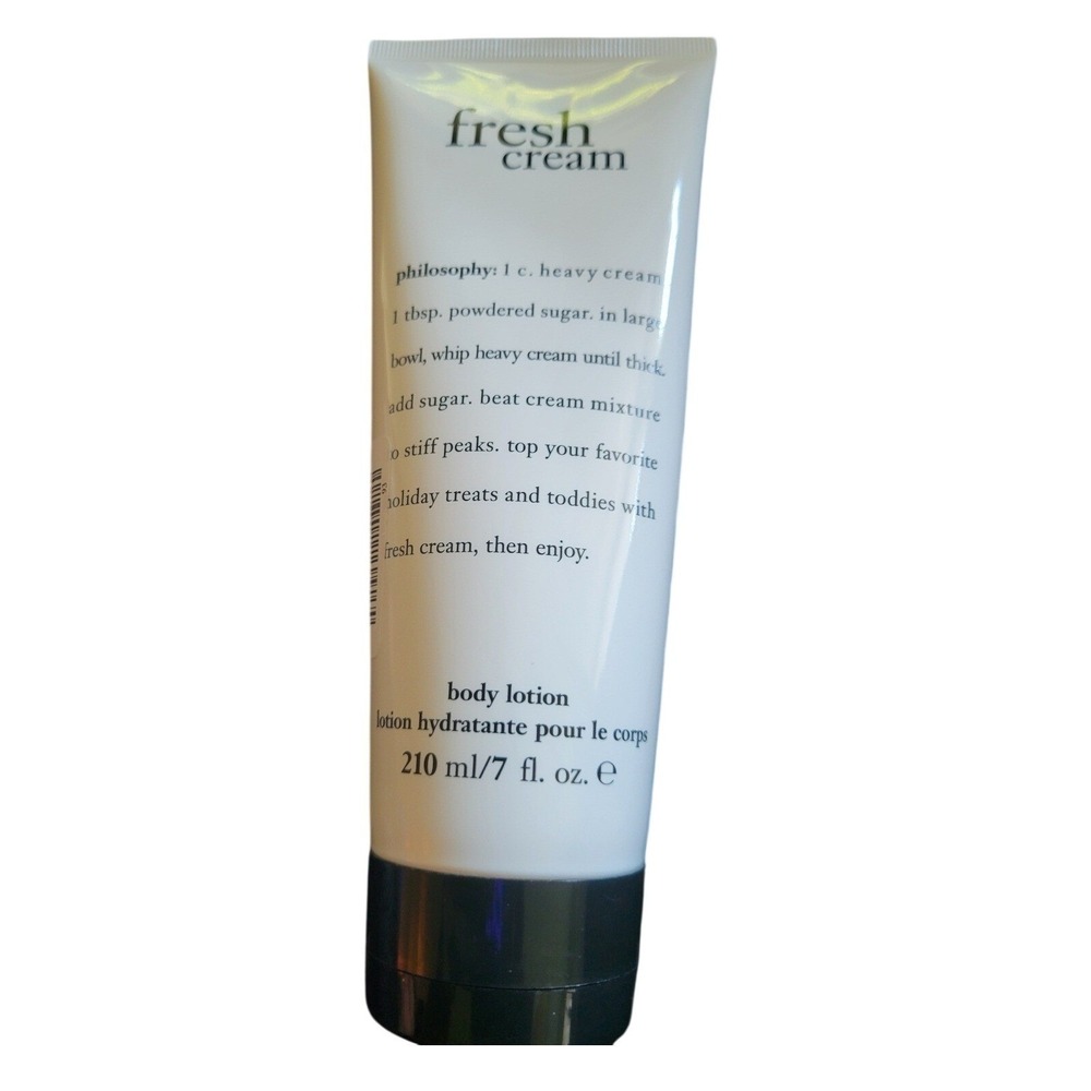 Philosophy Fresh Cream Body Lotion 7 oz 210ml Sweet Gourmand Scent New Sealed